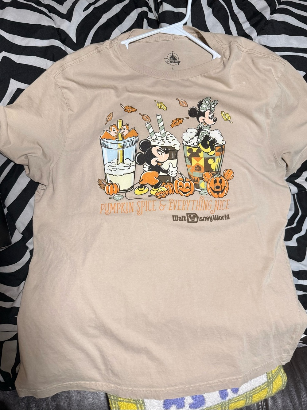 Disney Mickey & Minnie Pumpkin Spice Graphic Tee